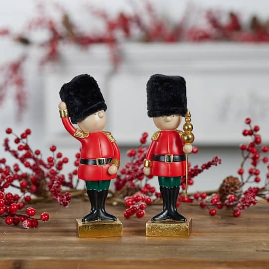 Holiday Nutcracker Soldier Figurine Set